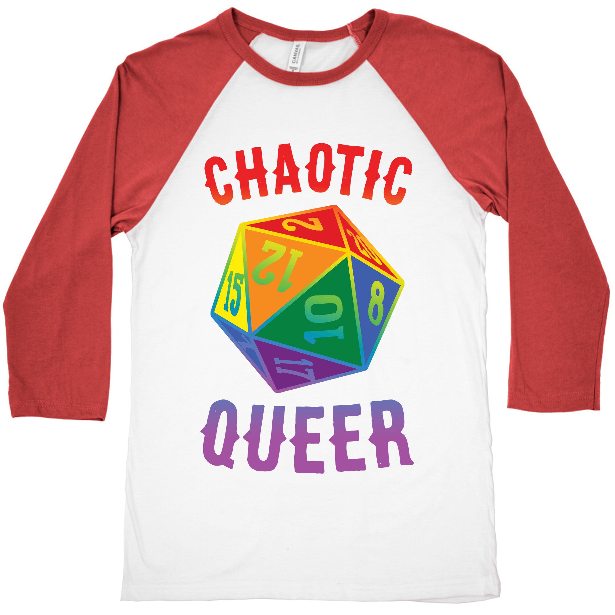 Chaotic Queer Baseball Tee
